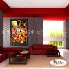 西洋棋B116 純手繪 油畫 直幅 紅橙 暖色系 精選 畫飾 無框畫 民宿 餐廳 裝潢 室內設計