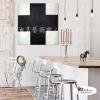 純抽象B128 純手繪 油畫 方形 黑灰 中性色系 裝飾 畫飾 無框畫 民宿 餐廳 裝潢 室內設計