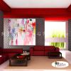 純抽象B165 純手繪 油畫 方形 粉紅 暖色系 裝飾 畫飾 無框畫 民宿 餐廳 裝潢 室內設計