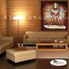 純抽象B218 純手繪 油畫 方形 紅褐 暖色系 裝飾 畫飾 無框畫 民宿 餐廳 裝潢 室內設計