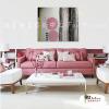 純抽象B249 純手繪 油畫 橫幅 粉紅 暖色系 裝飾 畫飾 無框畫 民宿 餐廳 裝潢 室內設計