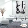 純抽象B251 純手繪 油畫 直幅 黑白 中性色系 裝飾 畫飾 無框畫 民宿 餐廳 裝潢 室內設計