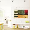 純抽象B295 純手繪 油畫 橫幅 綠色 中性色系 裝飾 畫飾 無框畫 民宿 餐廳 裝潢 室內設計