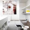 裝飾花卉B305 純手繪 油畫 方形 灰色 中性色系 裝飾 畫飾 無框畫 民宿 餐廳 室內設計