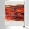 名家抽象19 純手繪 油畫 直幅 紅褐 暖色系 無框畫 名畫 線條 現代抽象 近代名家 大師作品
