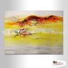 名家抽象77 純手繪 油畫 橫幅 黃橙 暖色系 無框畫 名畫 線條 現代抽象 近代名家 實拍影片