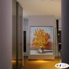 裝飾靜物NF005 純手繪 油畫 直幅 黃色 暖色系 裝飾 畫飾 無框畫 民宿 餐廳 裝潢 室內設計
