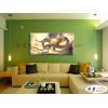 龍05 純手繪 油畫 橫幅 褐綠 中性色系 動物 神話 藝術畫 掛畫 生肖 客廳 裝潢 室內設計
