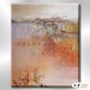名家抽象A19 純手繪 油畫 直幅 橙褐 暖色系 無框畫 名畫 流彩 現代抽象 近代名家 大師作品