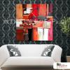 純抽象方16 純手繪 油畫 方形 紅褐 暖色系 藝術畫 裝飾 畫飾 無框畫 裝潢 室內設計 居家佈置