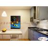 靜物水果ST152 純手繪 油畫 直幅 藍綠 冷色系 裝飾 畫飾 無框畫 民宿 餐廳 裝潢 室內設計