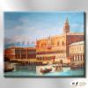 地中海風景De125 純手繪 油畫 橫幅 褐藍 中性色系 浪漫 歐式 咖啡廳 民宿 餐廳 海岸線 藝術品