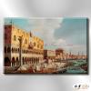 地中海風景De129 純手繪 油畫 橫幅 褐藍 中性色系 浪漫 歐式 咖啡廳 民宿 餐廳 海岸線 藝術品